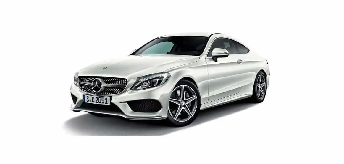 Mercedes C Coupe Thailand for rent - freepass.asia